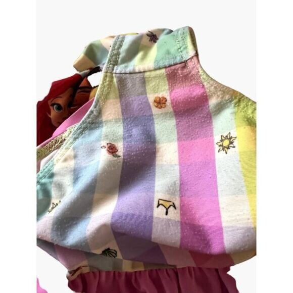 Disney Princess SWIM Bathing SUIT Pastel Ruffle 50+ UPF One Piece - Picture 6 of 6